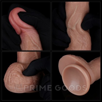 Фаллоимитатор Lovetoy (18,5×3,7 см) с двойной плотностью от sex shop primegoods фото 13