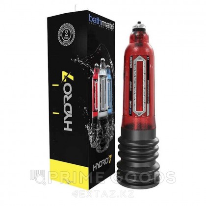 Гидропомпа BATHMATE - Hydro7, красный от sex shop primegoods фото 4