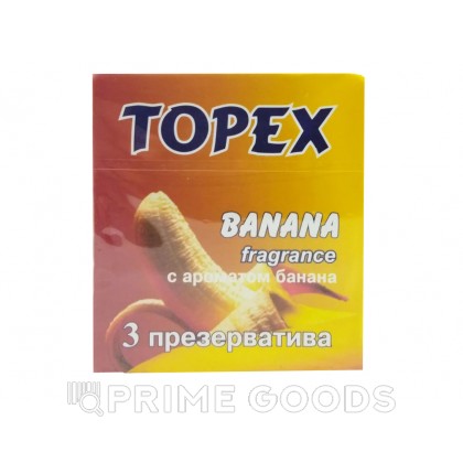 Презервативы Topex, банан, 3 шт. от sex shop primegoods