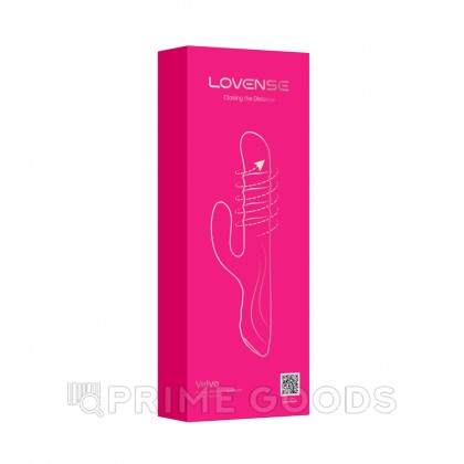 Вибратор-кролик с вращающимися шариками Velvo Lovense от sex shop primegoods фото 8