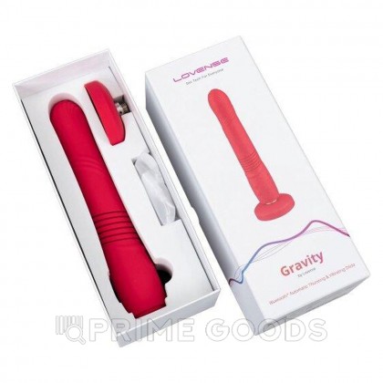 Фрикционный и вибрирующий фаллоимитатор Gravity Lovense (с управлением через приложение) от sex shop primegoods фото 8