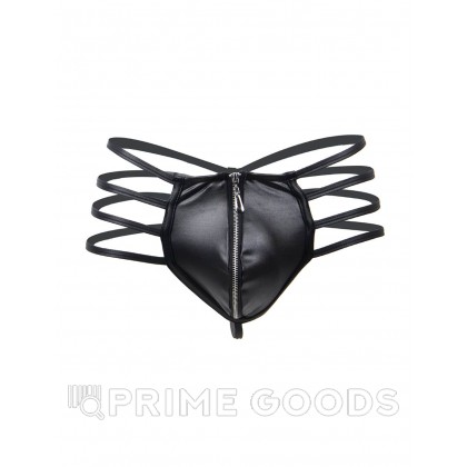 Мужские трусики с молнией Zipper Black (L) от sex shop primegoods фото 2