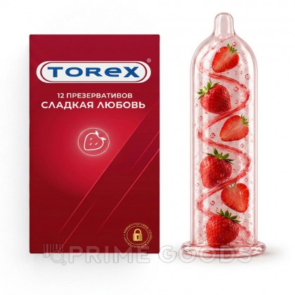Презервативы сладкая любовь - TOREX 12 шт. от sex shop primegoods