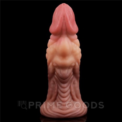 Фаллоимитатор Platinum с двойным покрытием Lovetoy (18*7) телесный от sex shop primegoods фото 2