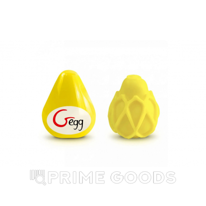 Gvibe Gegg Yellow - мастурбатор яйцо, 6.5х5 см (желтый) от sex shop primegoods