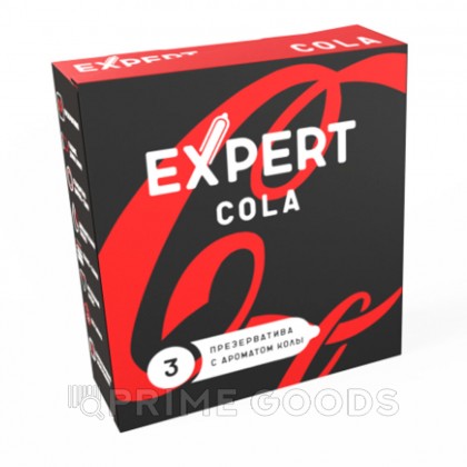 Презервативы EXPERT Cola, аромат Колы, 3 шт от sex shop primegoods фото 2