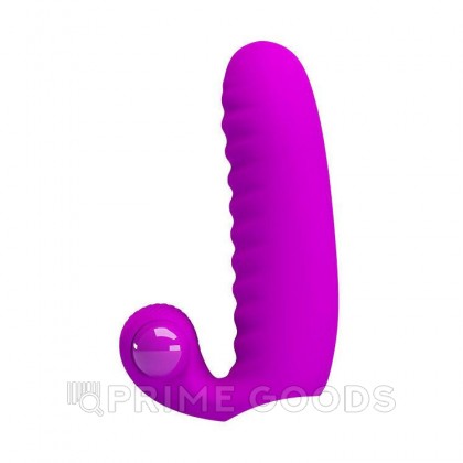 Насадка на палец с вибропулей Abbot purple от sex shop primegoods