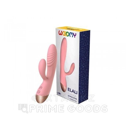 Вибратор-кролик Elali розовый от WOOOMY (18 *3 см.) от sex shop primegoods фото 2