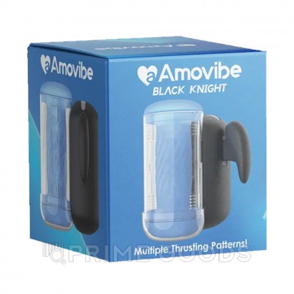 Инновационный робот-мастурбатор Black Knight с функцией пенетрации от Amovibe от sex shop primegoods фото 12