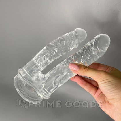 Двойной фаллоимитатор Alive Imperium (19×4,3 см) прозрачный от sex shop primegoods фото 3