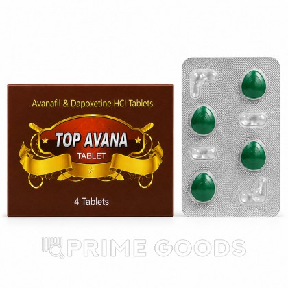 Препарат для улучшения и продления эрекции Top Avana (4 таб.) от sex shop primegoods