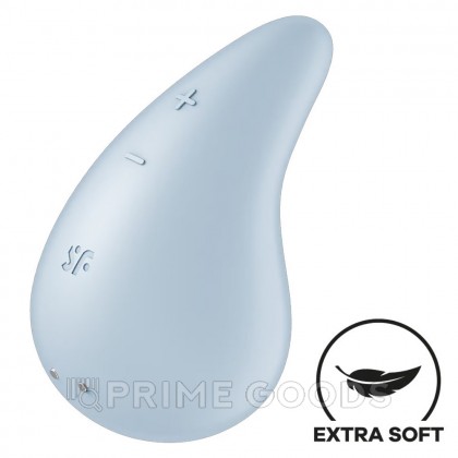 Клиторальный мини-вибратор Satisfyer Dew Drop голубой от sex shop primegoods фото 2