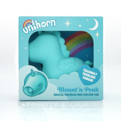 Вибромассажер Unihorn - Mount'n Peak со стимуляцией язычком от sex shop primegoods