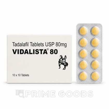 Препарат для усиления эрекции Vidalista 80 (10 таб.) от sex shop primegoods