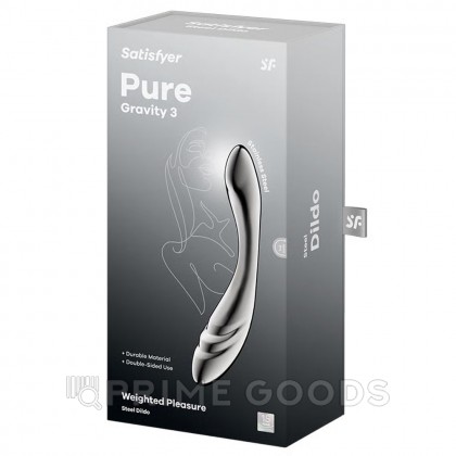 Двусторонний фаллоимитатор Satisfyer Pure Gravity 3 (21*4) - primegoods.kz фото 4 Двусторонний фаллоимитатор Satisfyer Pure Gravity 3 (21*4) от sex shop primegoods фото 4