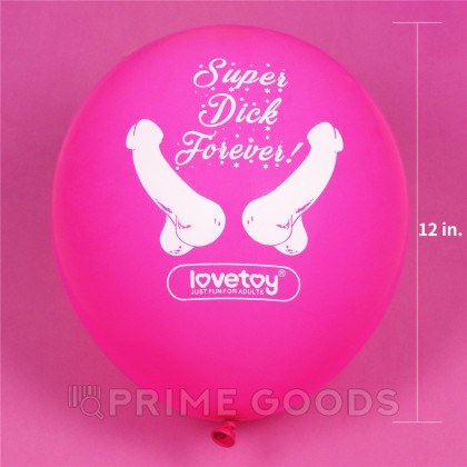 Воздушные шарики Super Dick Forever (с фаллосами) 7 шт. от sex shop primegoods фото 2