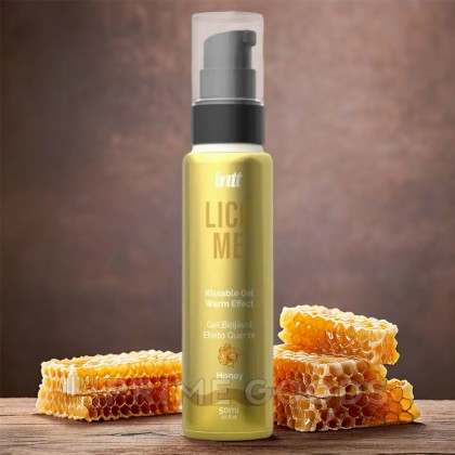 Гель со вкусом мёда LICK ME с согревающим эффектом от INTT 50 мл от sex shop primegoods фото 5
