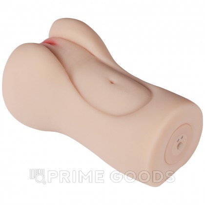 Реалистичный компактный мастурбатор Aggie с вибрацией от sex shop primegoods фото 10