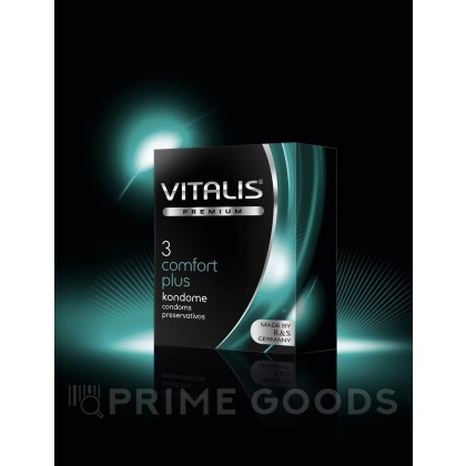 VITALIS №3 Comfort+ Презервативы анатомической формы от sex shop primegoods фото 3