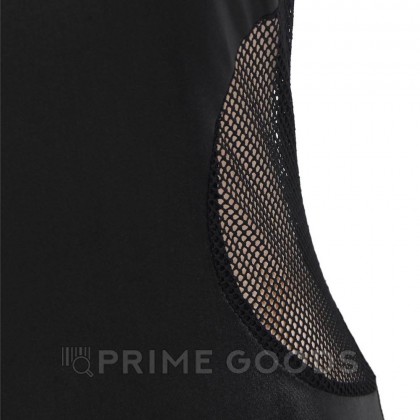 Кожаное платье Ohyeah Lady с ремешками и сеткой, 3XL-4XL от sex shop primegoods фото 7