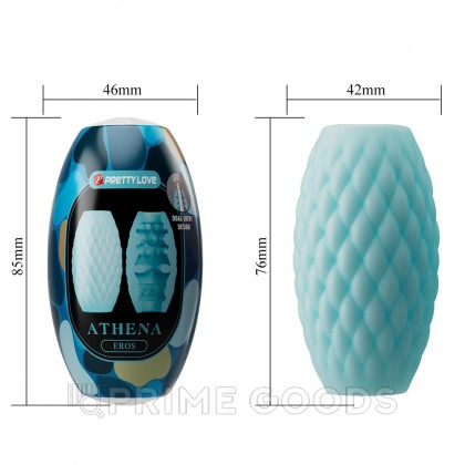 Мастурбатор яйцо «Pretty Love Athena» голубой от sex shop primegoods фото 5
