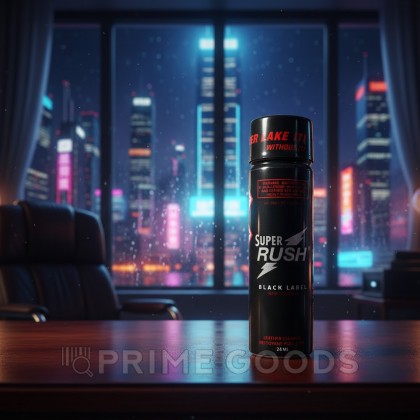 Попперс Super RUSH Black label Long 24 мл. от sex shop primegoods фото 2