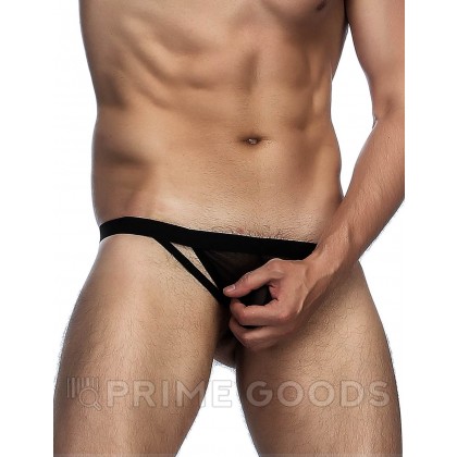 Стринги T-Back черные мужские (размер XS-M) от sex shop primegoods фото 3
