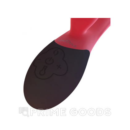 Нагреваемый вибратор кролик Gemini, цвет алый (INFINITE collection) от sex shop primegoods фото 2