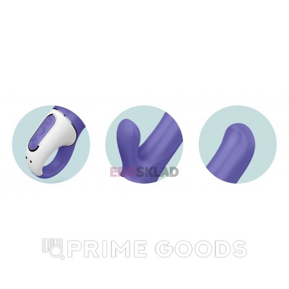 Вибратор-кролик Satisfyer Vibes - Magic Bunny, 17.5 см от sex shop primegoods фото 2