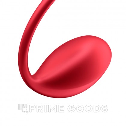 Виброяйцо Satisfyer Shiny Petal красный (Connect App) от sex shop primegoods фото 3