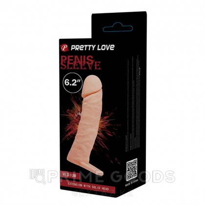 Насадка реалистичная с креплением на мошонку от sex shop primegoods фото 5