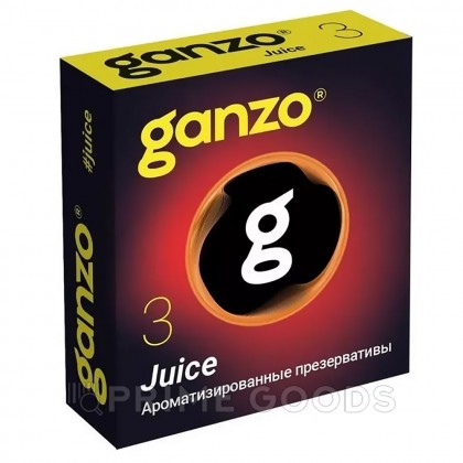 Презервативы ароматизированные Ganzo Juice Black Edition, цветные, 3 шт. от sex shop primegoods