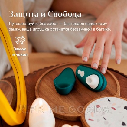 Бесконтактный клиторальный стимулятор Womanizer Liberty 2, темно-бирюзовый от sex shop primegoods фото 12