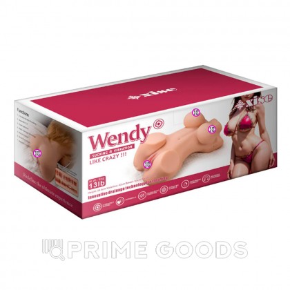 Сексуальное женское тело с двойным входом для мастурбации Wendy от sex shop primegoods фото 9