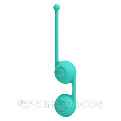 Вагинальные шарики бирюзовые. 3,5 см от sex shop primegoods фото 3