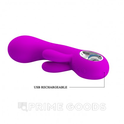 Силиконовый вибратор Valentine со стимуляцией клитора от sex shop primegoods фото 5