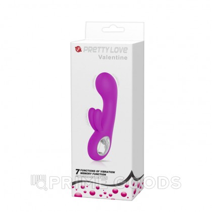 Силиконовый вибратор Valentine со стимуляцией клитора от sex shop primegoods