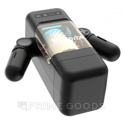 Инновационный робот-мастурбатор Game Cup (чёрный) от Amovibe от sex shop primegoods фото 10