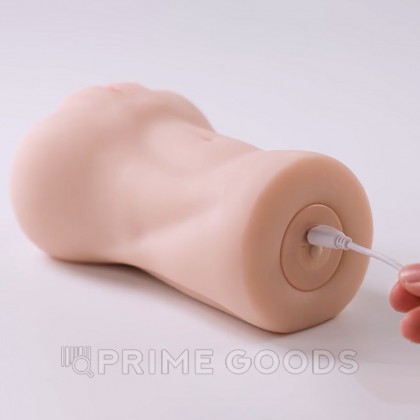 Реалистичный мастурбатор в виде вагины и половых губ Elaine от sex shop primegoods фото 3