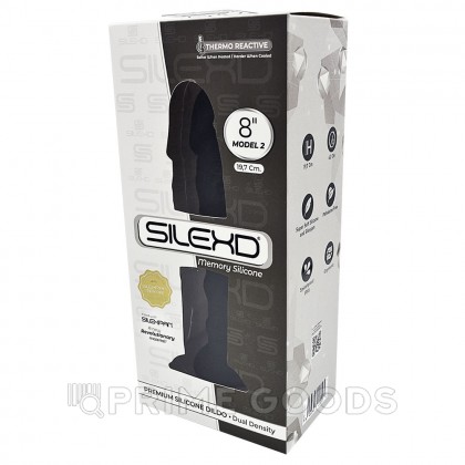 Реалистичный фаллоимитатор SilexD Model 2 (19,7×4,7 см) черный от sex shop primegoods фото 4
