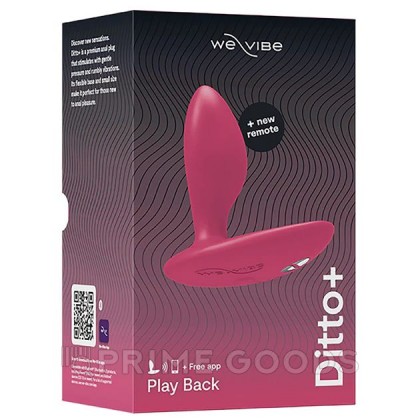 Анальная пробка для ношения We-Vibe Ditto+ Cosmic Pink от sex shop primegoods фото 3