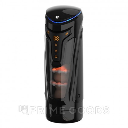 Инновационный мастурбатор Warrior с пенетрацией и массажем бусинами от Amovibe от sex shop primegoods фото 10