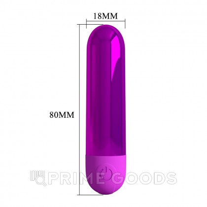Перезаряжаемая вибропуля «Kiwi Pretty Love» фиолетовая от sex shop primegoods фото 2