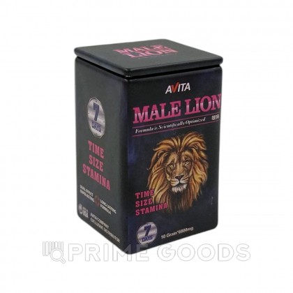 Возбуждющее средство для мужчин Male Lion (10 таблеток) от sex shop primegoods фото 2