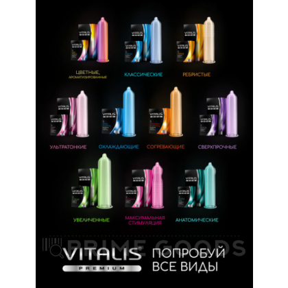VITALIS MIX №12+3 Презервативы анатомической формы от sex shop primegoods фото 2
