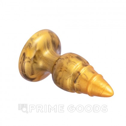 Анальная пробка Fantasy line от Silexd золотистая  от sex shop primegoods фото 2