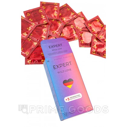 Презервативы EXPERT WILD LOVE № 12+3 (ребристые с точками), 12+3 шт. от sex shop primegoods фото 2