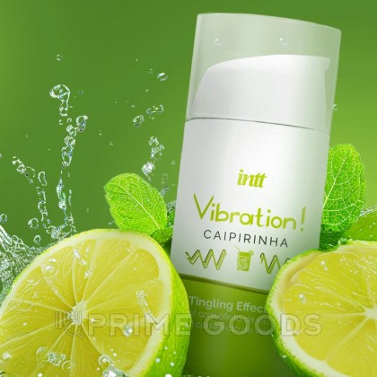 Возбуждающий гель с эффектом вибрации Vibration! CAIPIRINHA (коктейль кайпиринья) от INTT 15 мл от sex shop primegoods фото 8