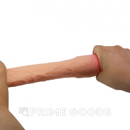 Реалистичная насадка на пенис Stevenson, бежевый, 20,5 см от sex shop primegoods фото 13