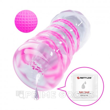 Мастурбатор от Pretty love с внутренним стимулятором в розовом цвете от sex shop primegoods фото 5